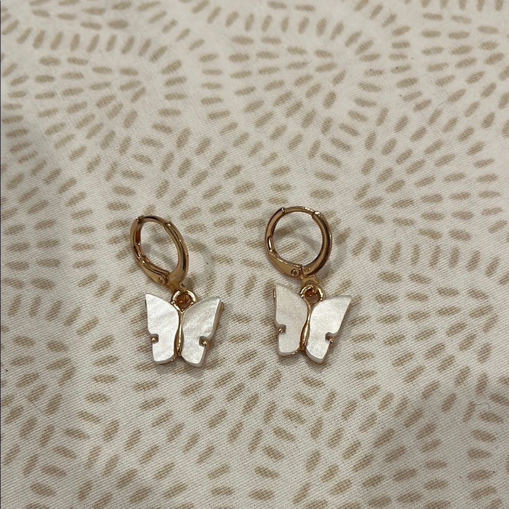 Butterfly Clasp Earrings